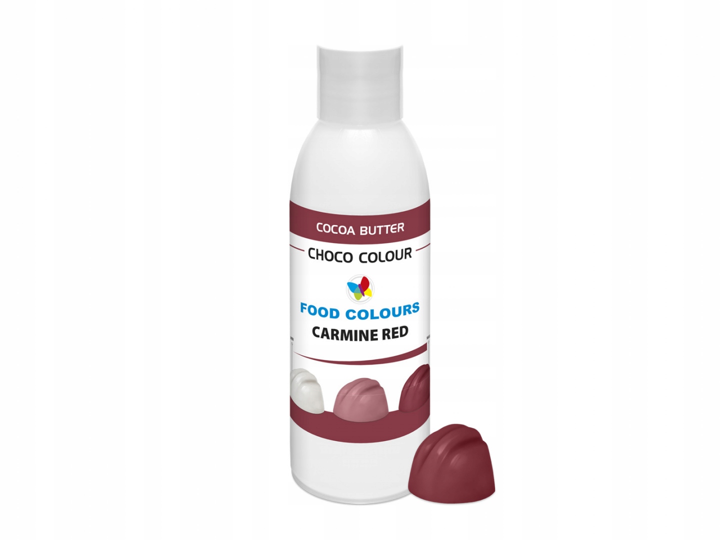 Levně Food Colours kakaové máslo červené carmine červené 100 g