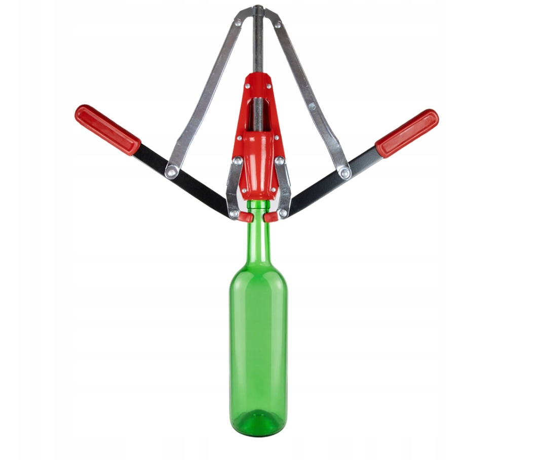 KORKOWNICA RĘCZNA DO BUTELEK WINA METALOWA SOLIDNA 33 CM