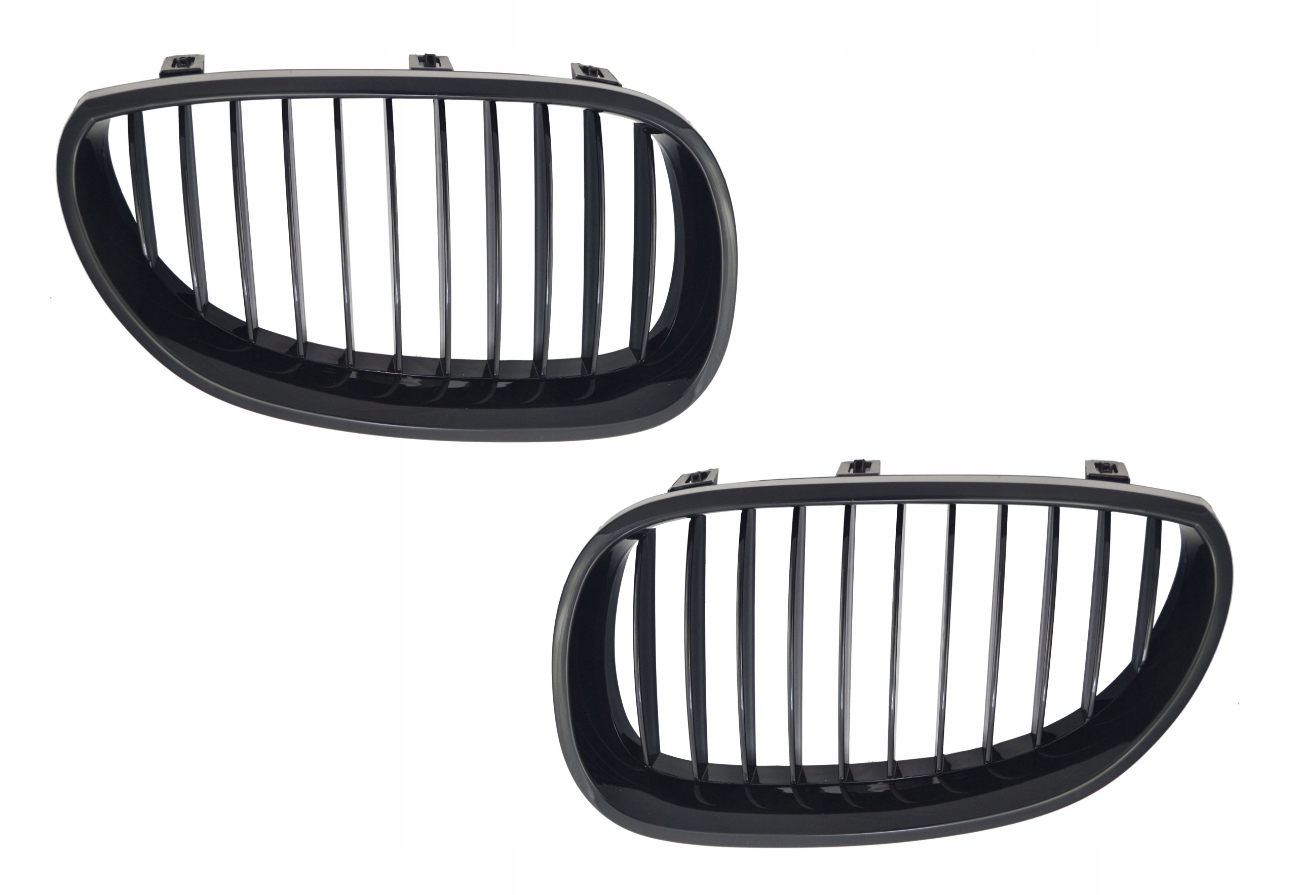Atrapy Grill Ledvinky Bmw 5 E60 E61 L+p černý lesk