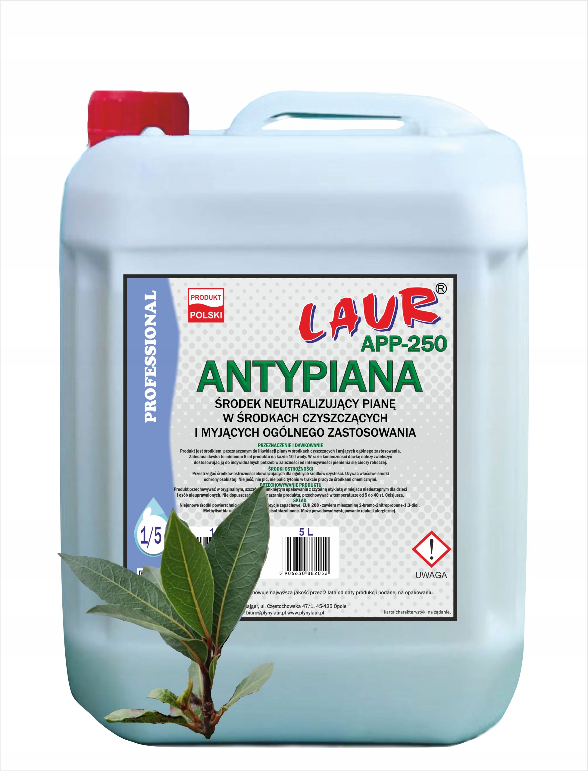 Levně Antipiana OP.5L, odstraňování pěny v čisticích prostředcích Antipiano APP-250