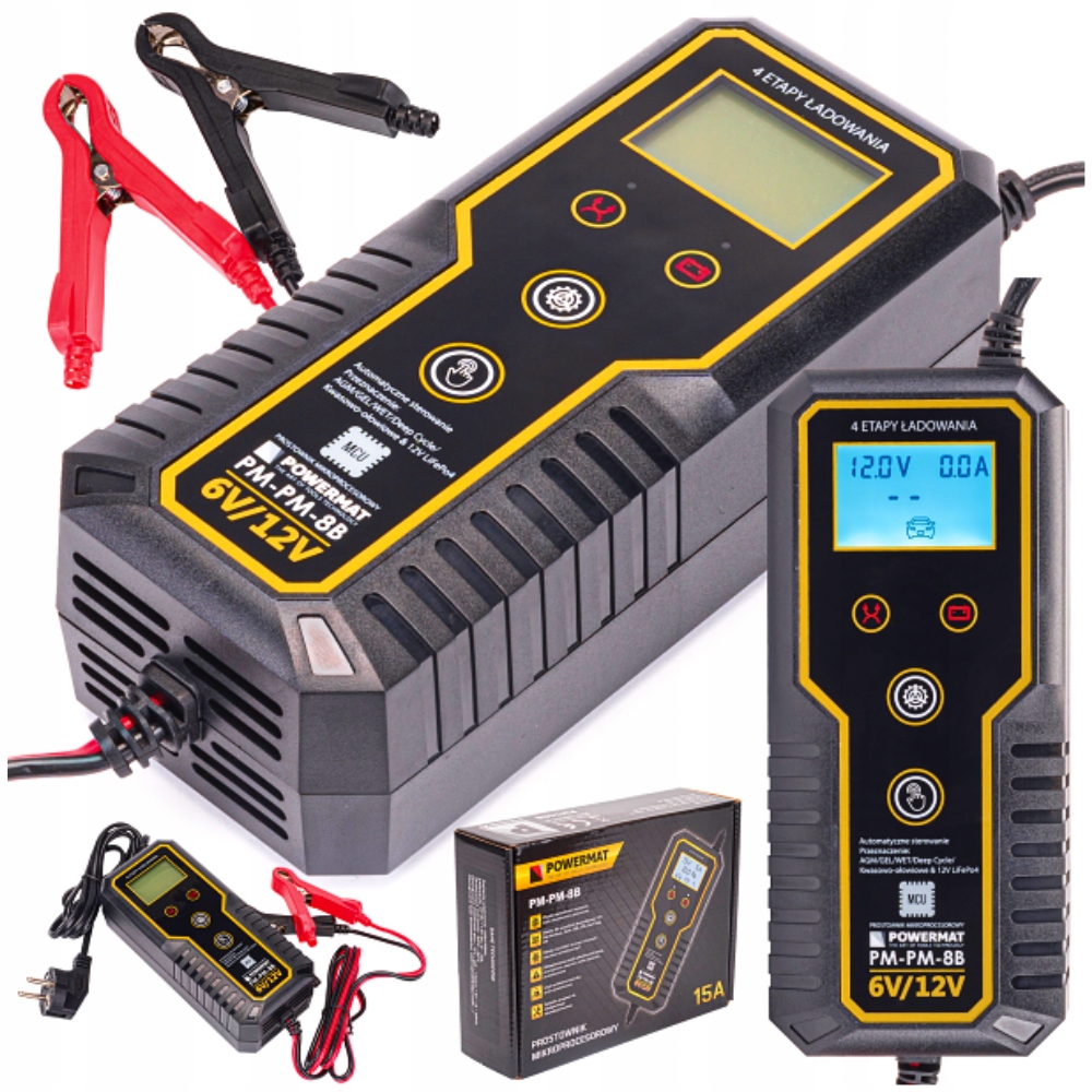 

Prostownik Do Akumulatora 6V/12V mikroprocesor