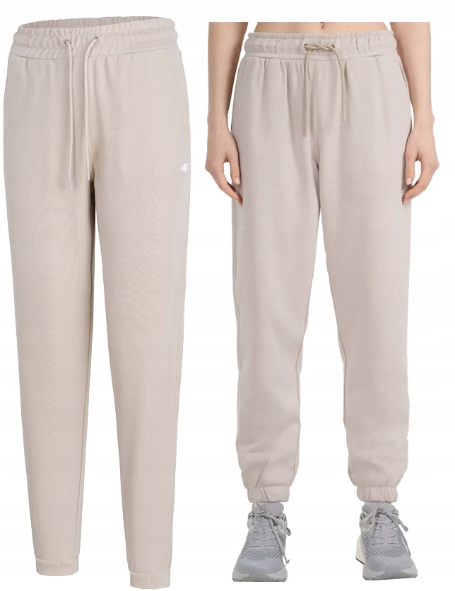 4F Damskie Spodnie Dresowe Bawełna Joggery rozm XL