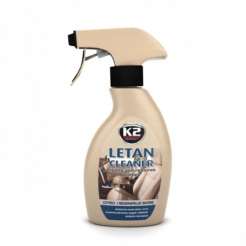 K2 Letan Cleaner 250ML Płyn Do Czyszczenia Skóry Atomizer Czyści Konserwuje