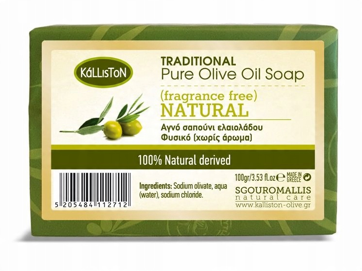 

KaLLisToN Mydło greckie oliwkowe 100% naturalne