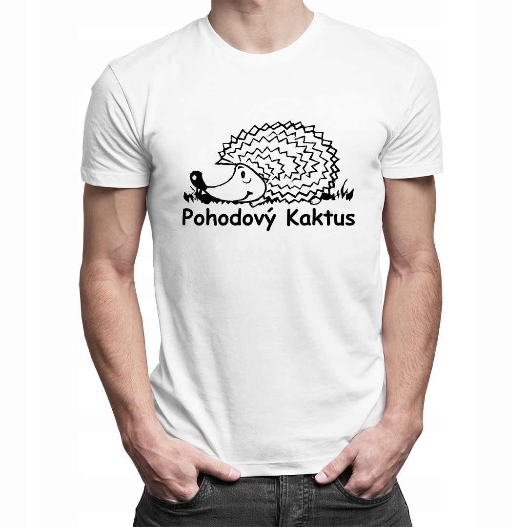 

Pohodový kaktus - koszulka męska zabawny nadruk