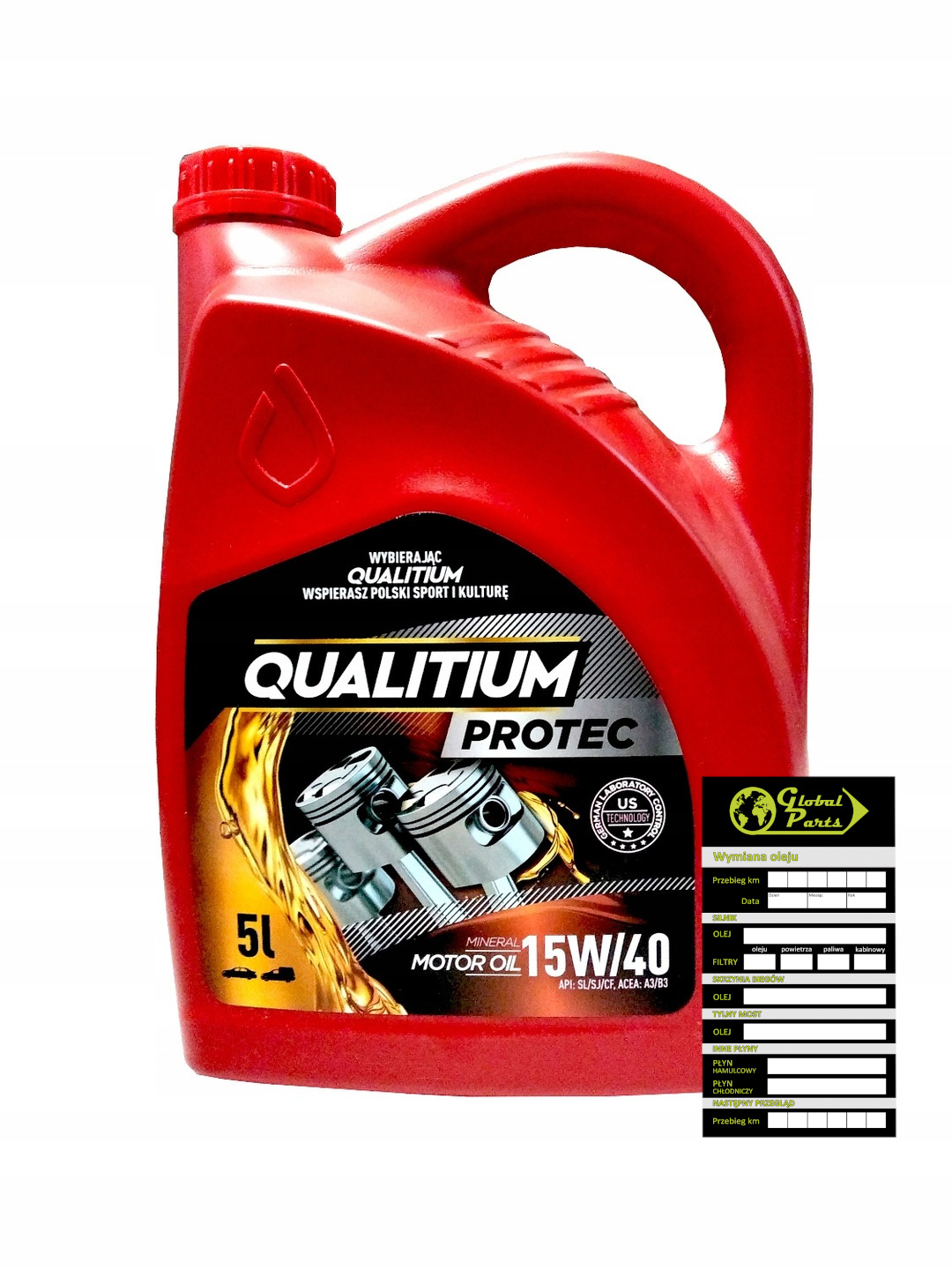 

Olej Mineralny 15W40 Acea A3/B3 Qualitium Protec 5