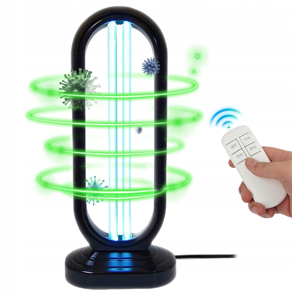 Lampa bakteriobójcza Uv 38W ozonu światło 99,9% bakterii wirusów patogenów