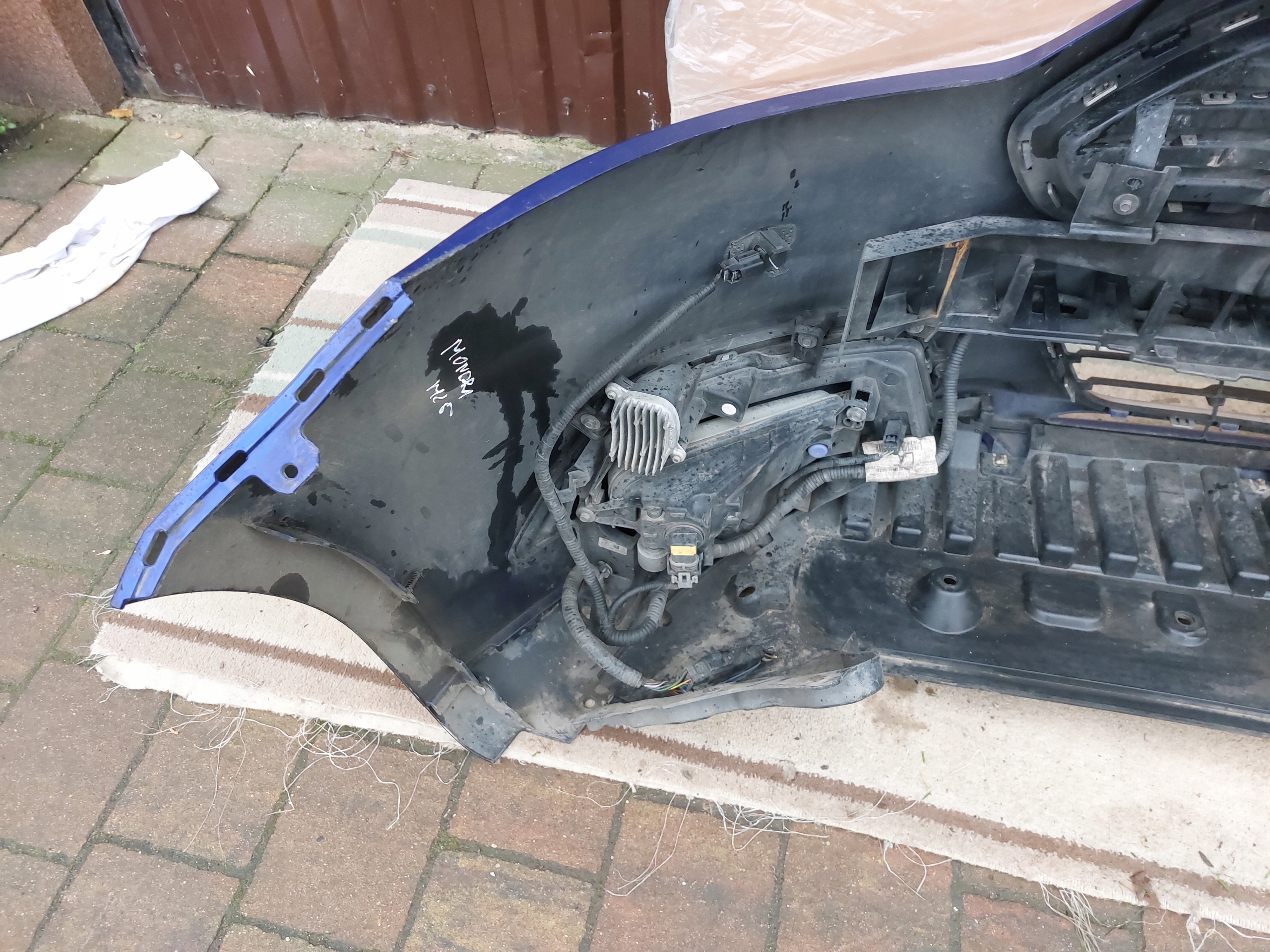 bumper front FORD MONDEO MK5 17r TITANIUM Deep Impact Blue