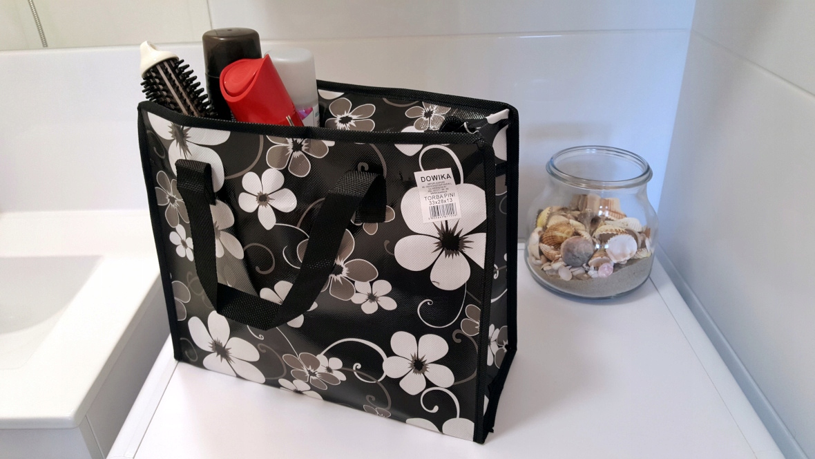 TORBA na zakupy PINI M - SKLEP PLAŻA KOSMETYCZKA SHOPPER Kolekcja M