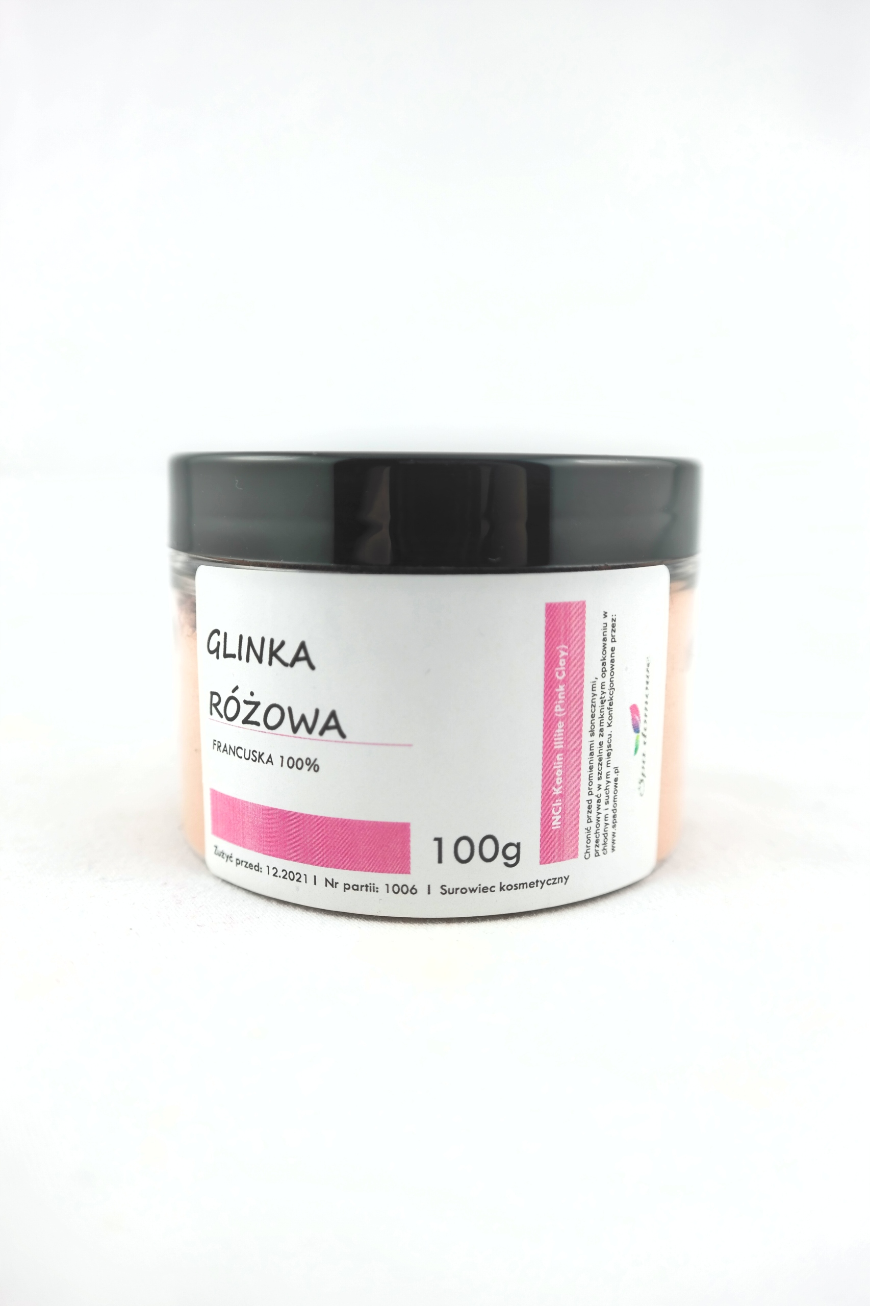 

Glinka różowa 100g 100% skóra mieszana dojrzała