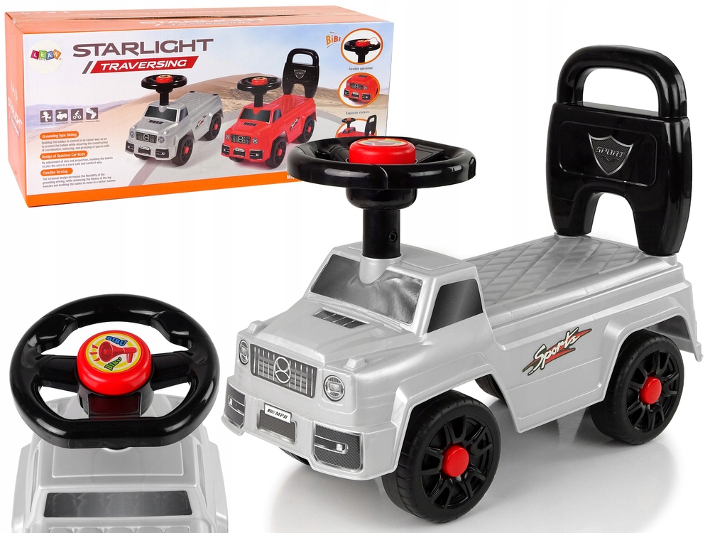 

Samochód Jeździk Pchacz 2w1 Auto Pojazd Klakson
