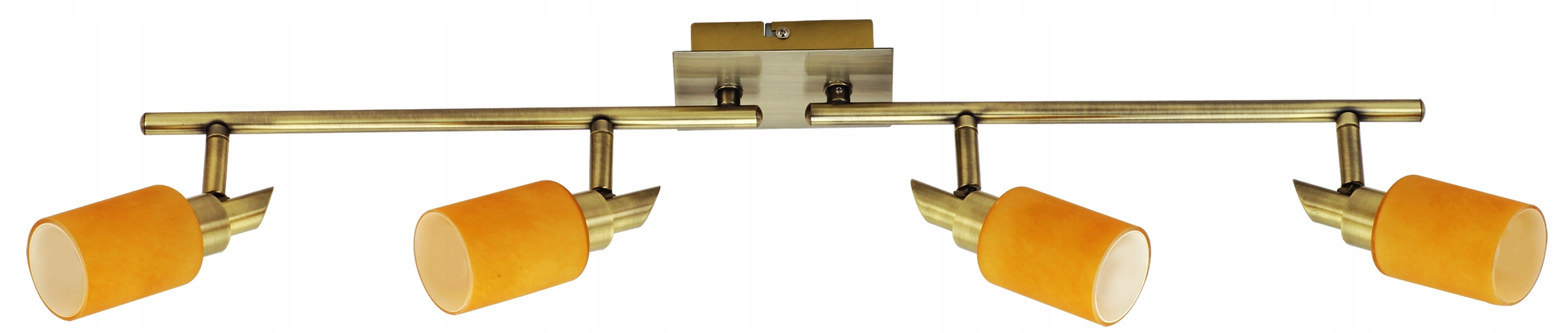 Moderní Lampa Lišta G9 Patina Oranžová