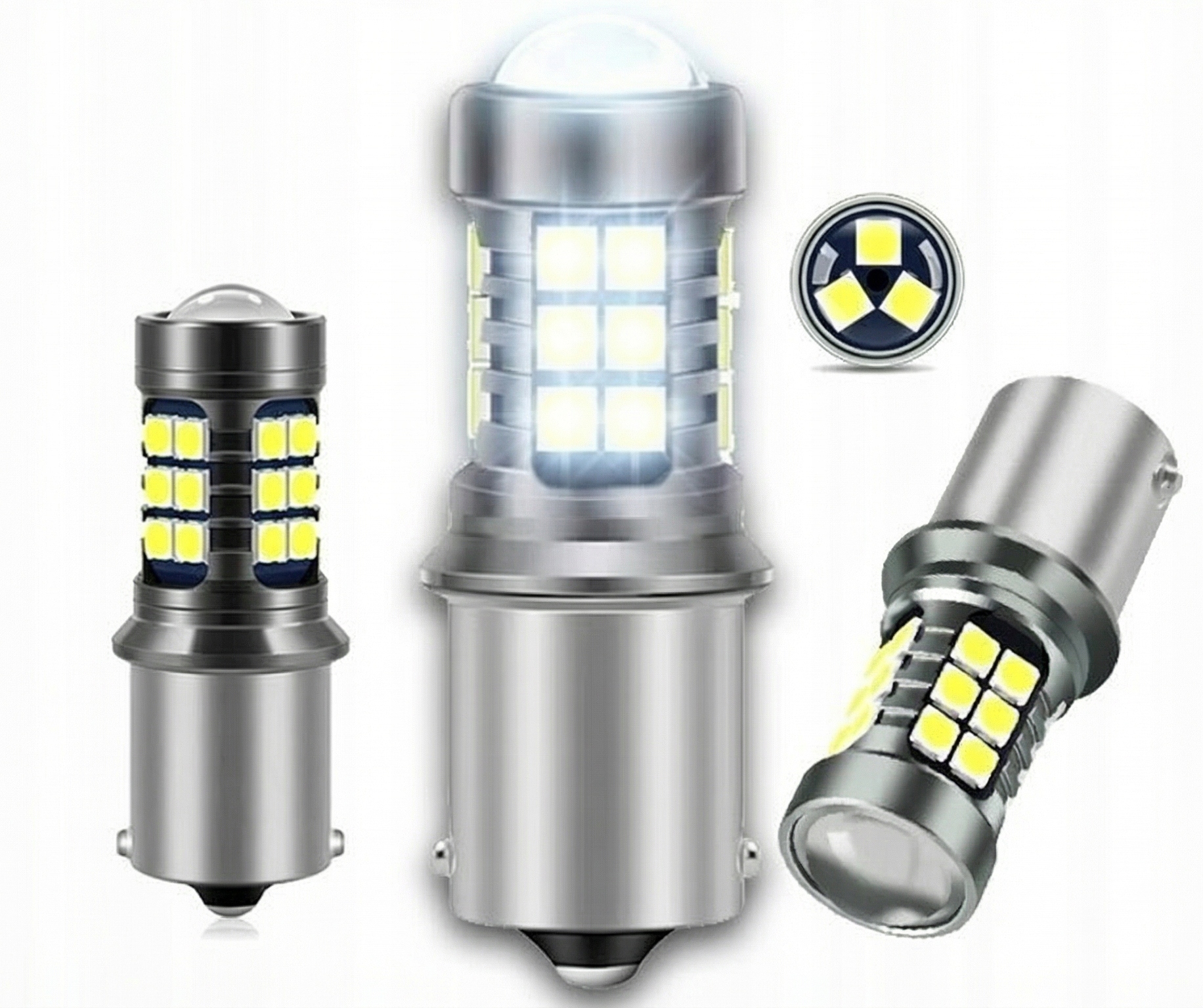 Żarówka Led P21W BA15S 12V Bus Canbus Cofania Wsteczny Carze P21W04 6W