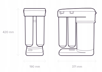 Filtr do wody AQUAPHOR RO-101s Morion Waga produktu z opakowaniem jednostkowym 7 kg