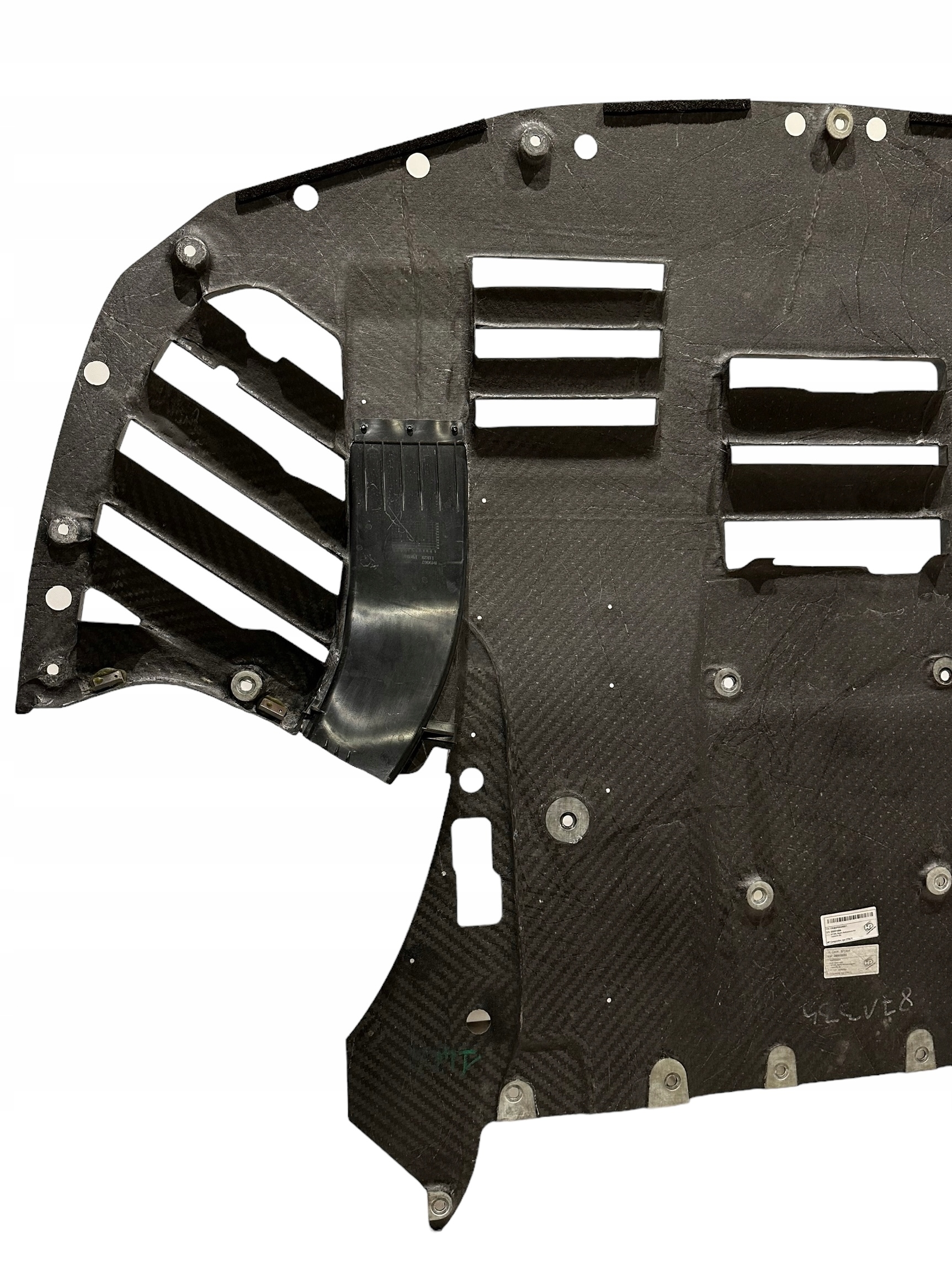 FERRARI SF90 CARBON ABDECKUNG BLENDE ABDECKUNG UNTERFAHRSCHUTZ 871334