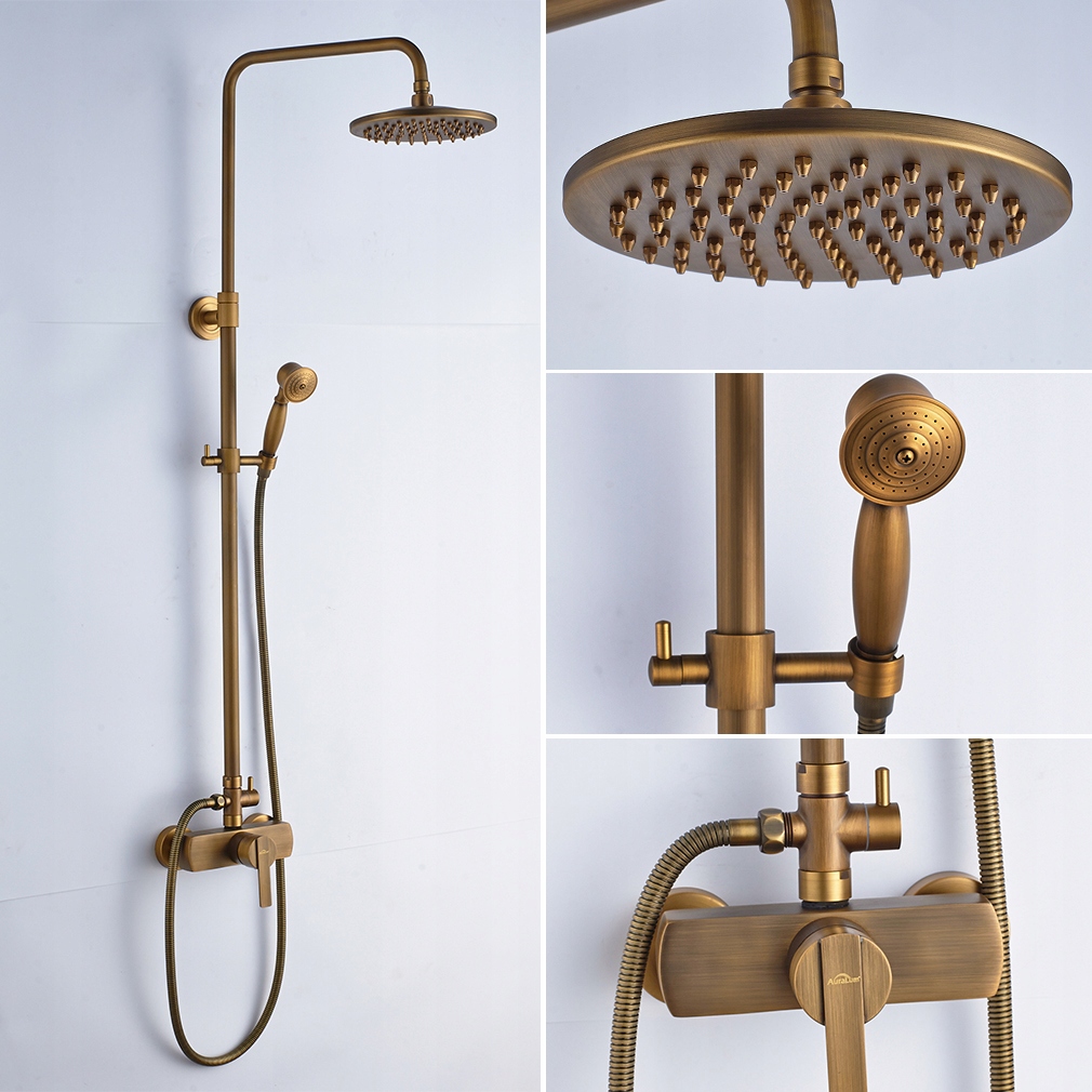 

Retro Kolumna Prysznicowy Deszczownica Natryskowy