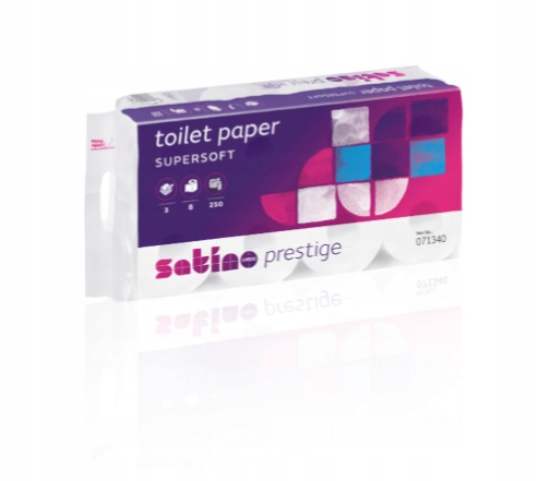 

Satino Papier Toaletowy Super Miękki 3W 8 Rolek