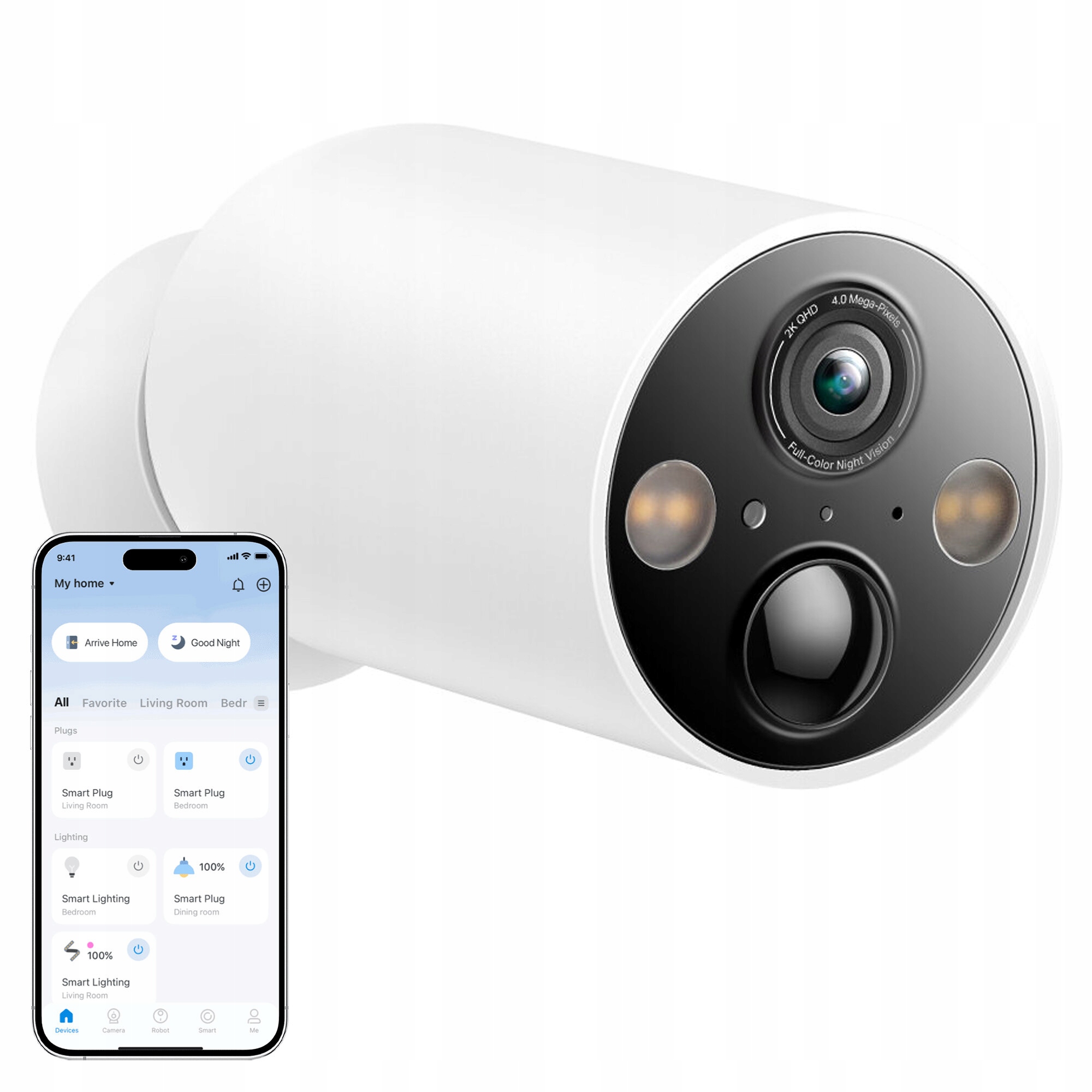 Kamera Zewnętrzna WiFi Tp-link Tapo C425 2K Qhd Bezprzewodowa Akumulatorowa