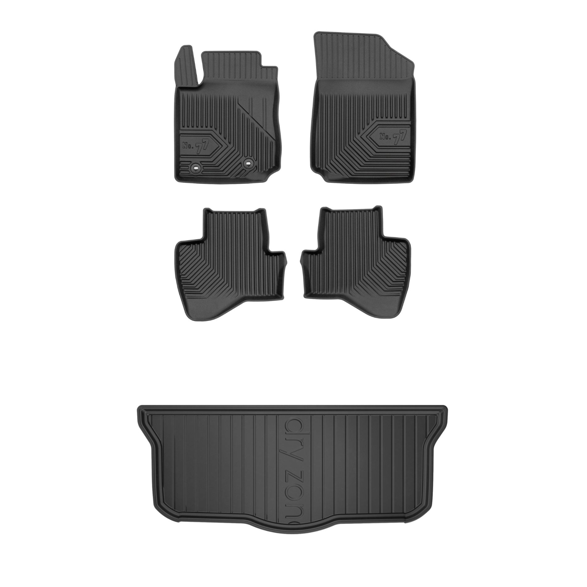 Sada gumových kobercov a rohoží pre Toyota Aygo II