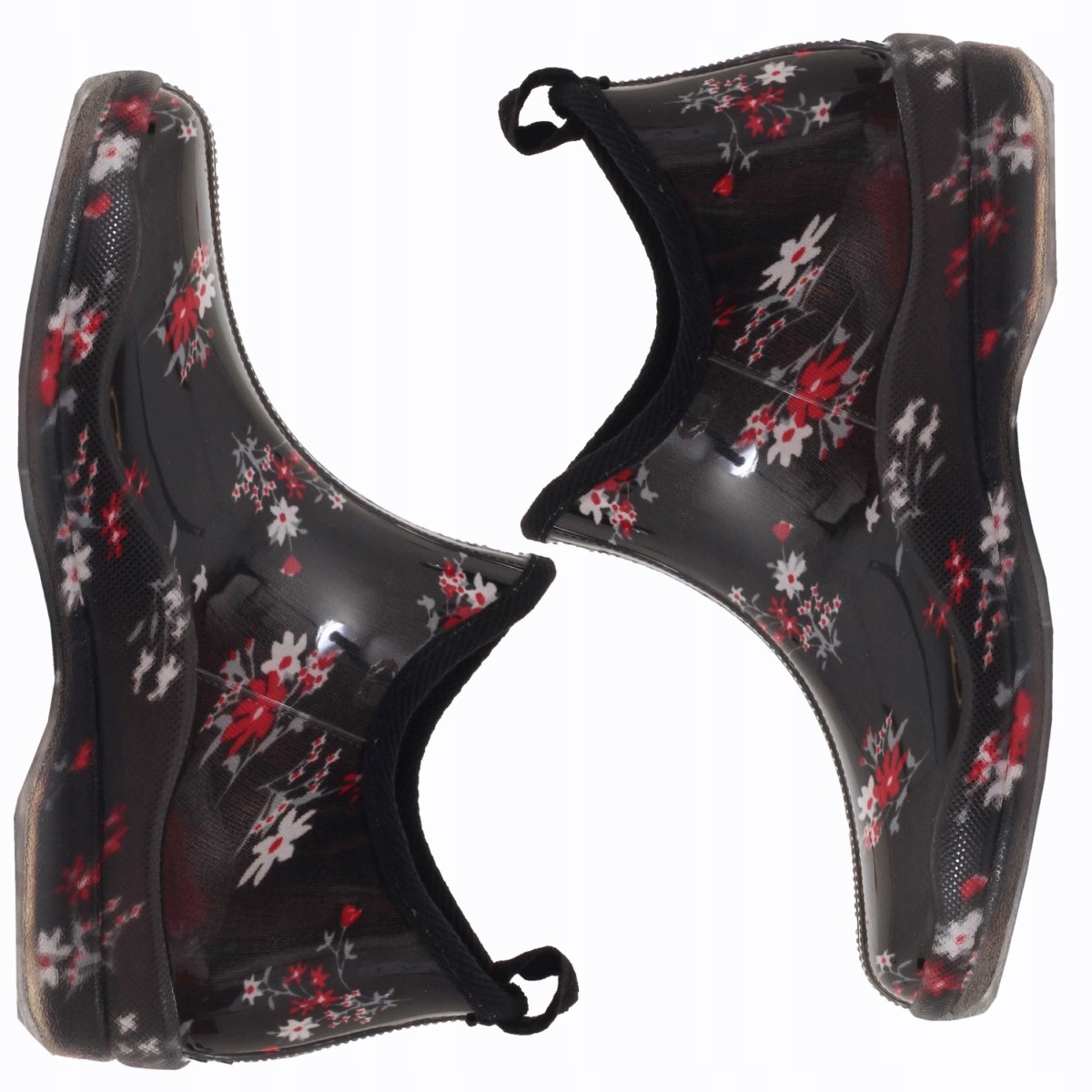 KALOSZE ELEGANCKIE SUPER MODA GUMIAKI GUMOWCE Długość wkładki 24.5 cm