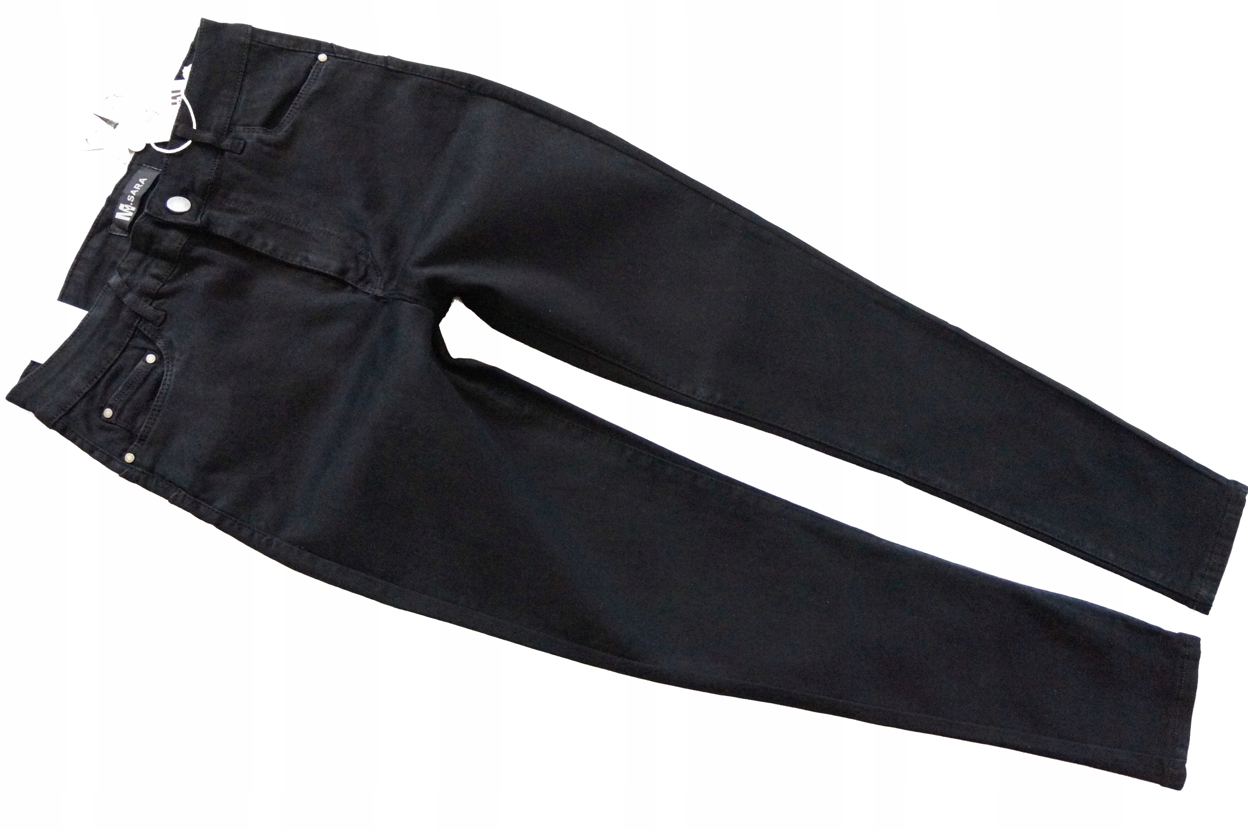 tujkama_M.SARA SPODNIE JEANSY WYSZCZUPLAJĄCE PUSH Stan (wysokość w pasie) wysoki