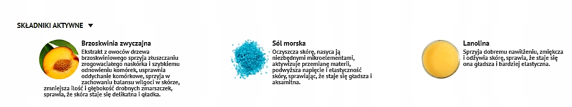 SÓL DO CIAŁA BRZOSKWINIA, GŁADKIE UDA, POŚLADKI Zapach brzoskwinia