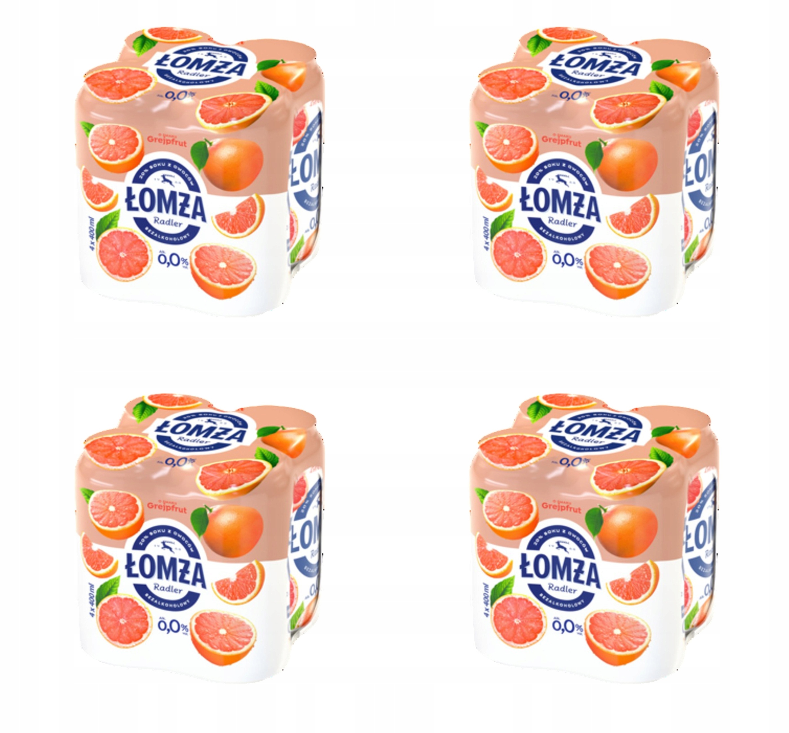 Lomža Radler Grapefruit 20% šťáva plechovka 4x400 ml X4