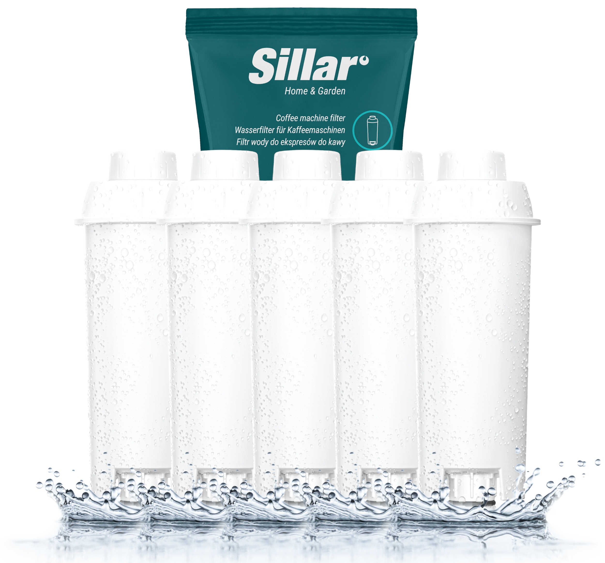 

5x Sillar Filtr Do Ekspresu Delonghi Zamiennik