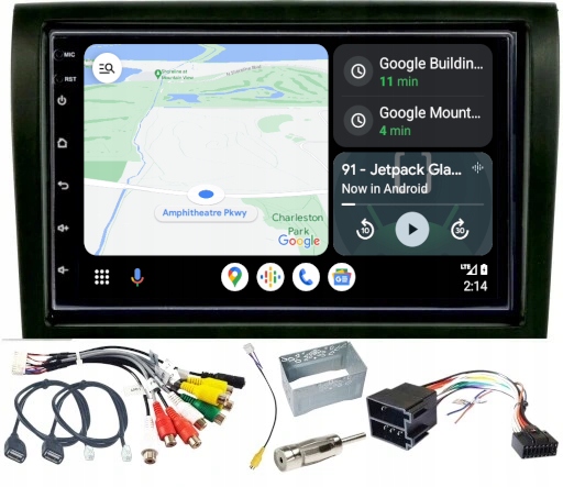 2 Din Autorádio s Android Auto, Bluetooth a Carplay pre Peugeot Boxer 2006-2015