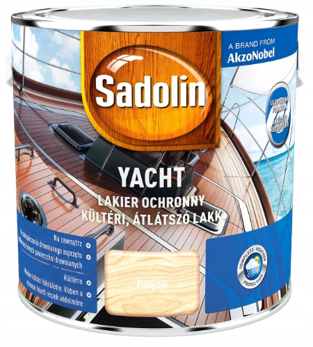 Sadolin Yacht Jachtařský lak Lesk 2,5L Bezbarvý