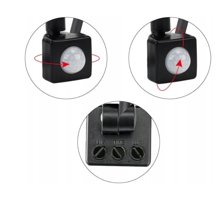 Halogen LED CZUJNIK RUCHU 100W Moc znamionowa 100 W