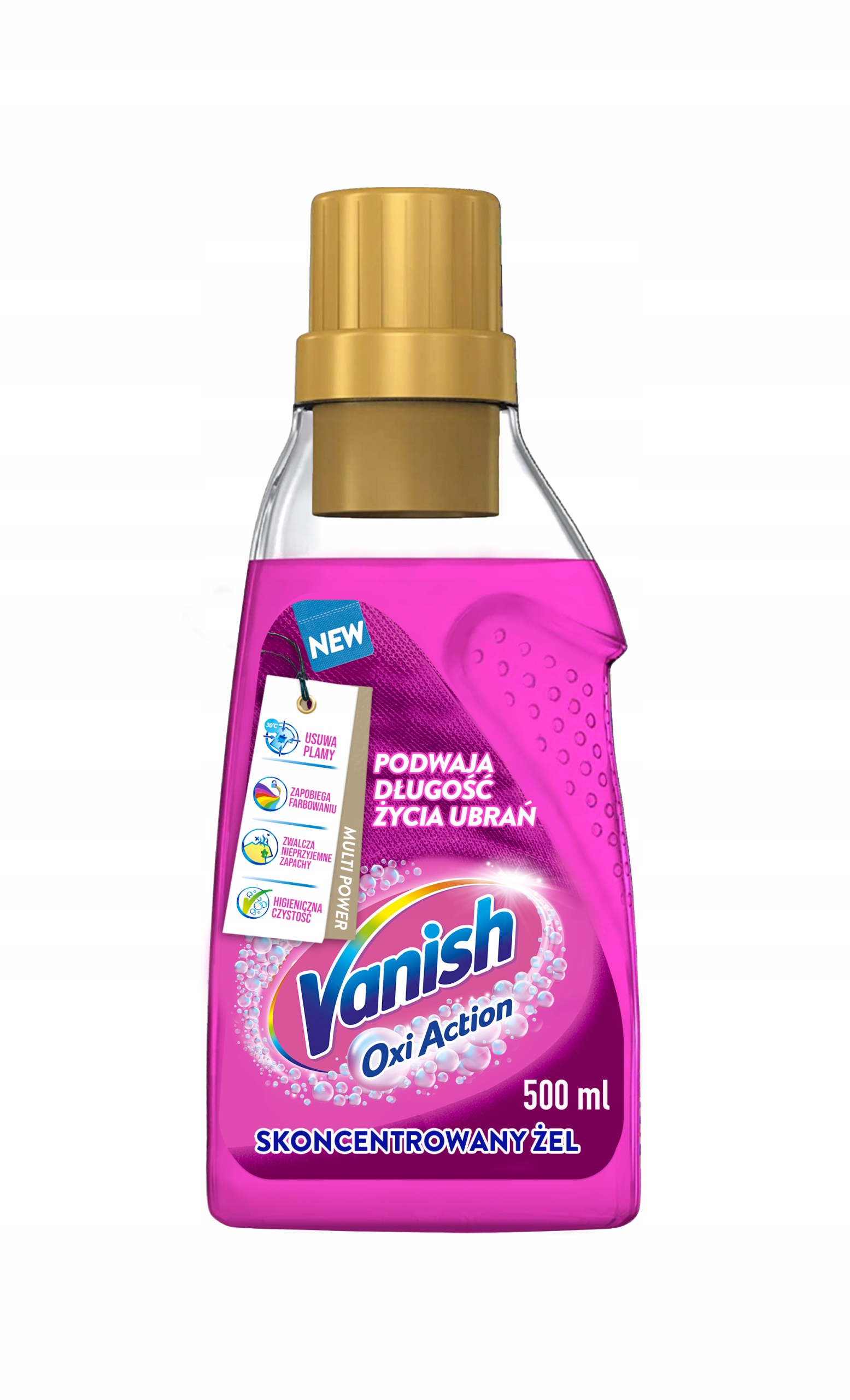 

Vanish Oxi Odplamiacz Żel Pink Do Kolorów 500 ML