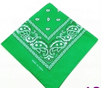 

Chustka Bandamka Apaszka Bandana zielona jasna