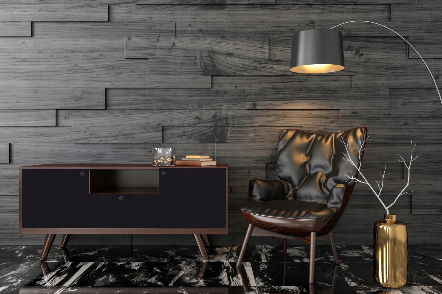 OKLEINA MEBLOWA SAMOPRZYLEPNA 90x50 CZARNY MAT Marka Gekkofix