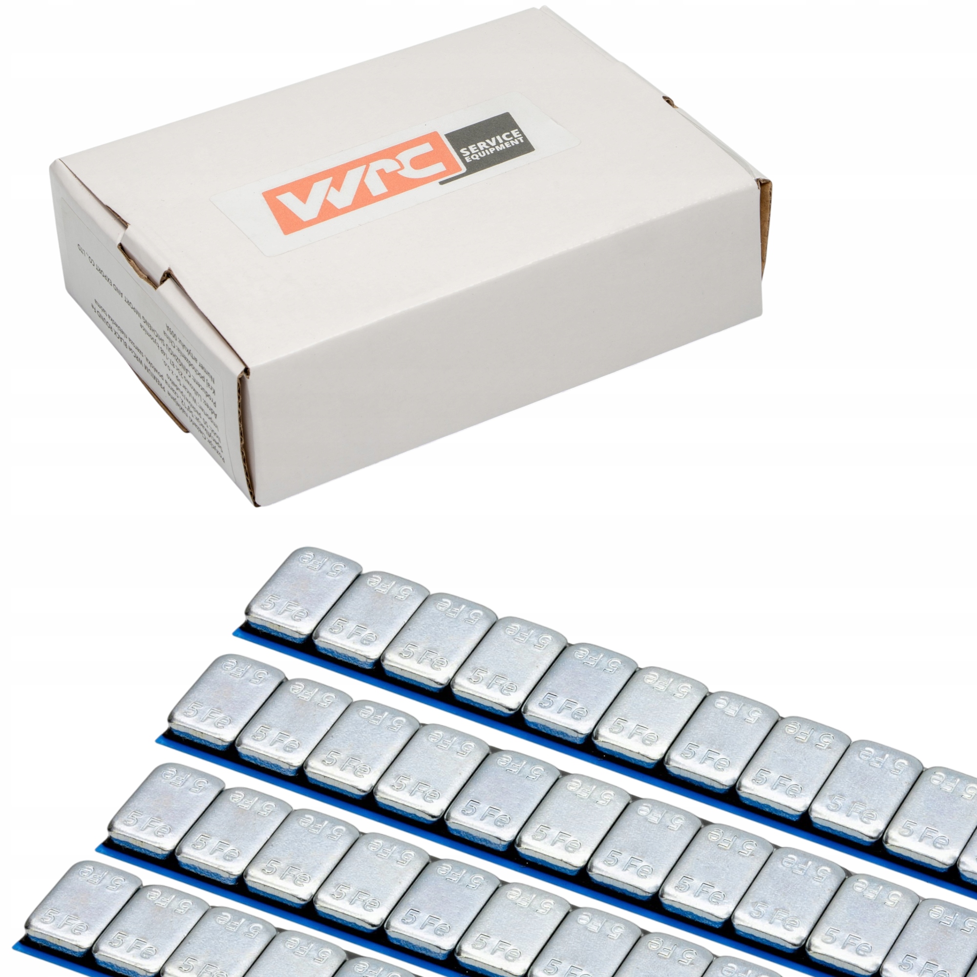 Ciężarki Wrc Stalowe ciężarki klejone Ocynk 60g (12x5g) 100 szt.