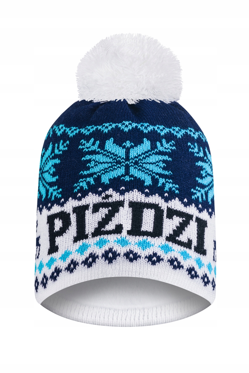 

Czapka Zimowa z polarem Piździ pompon ciepła