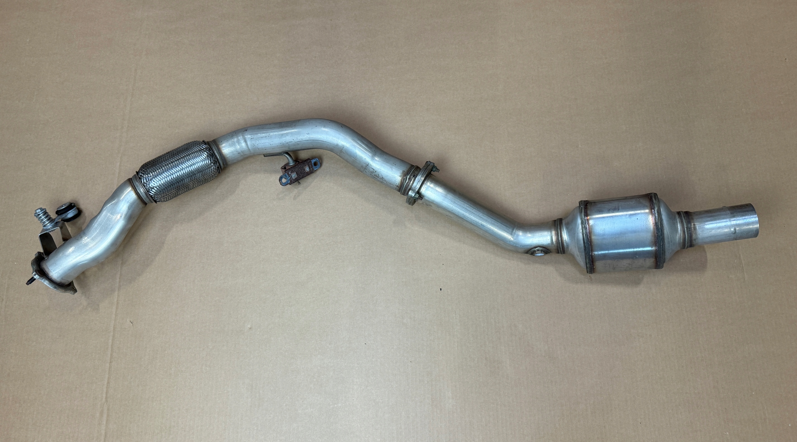 AUDI A6 A7 4G 2017 pipe exhaust+catalyst 4G0253350H 4G0254400F 38km