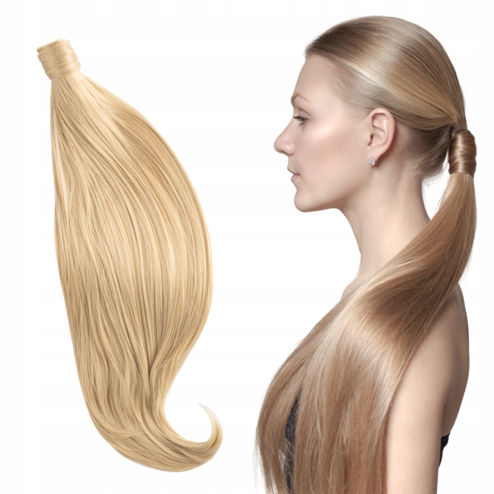 Kucyk připínací 60 cm Hustý dopňek #613/24 blond