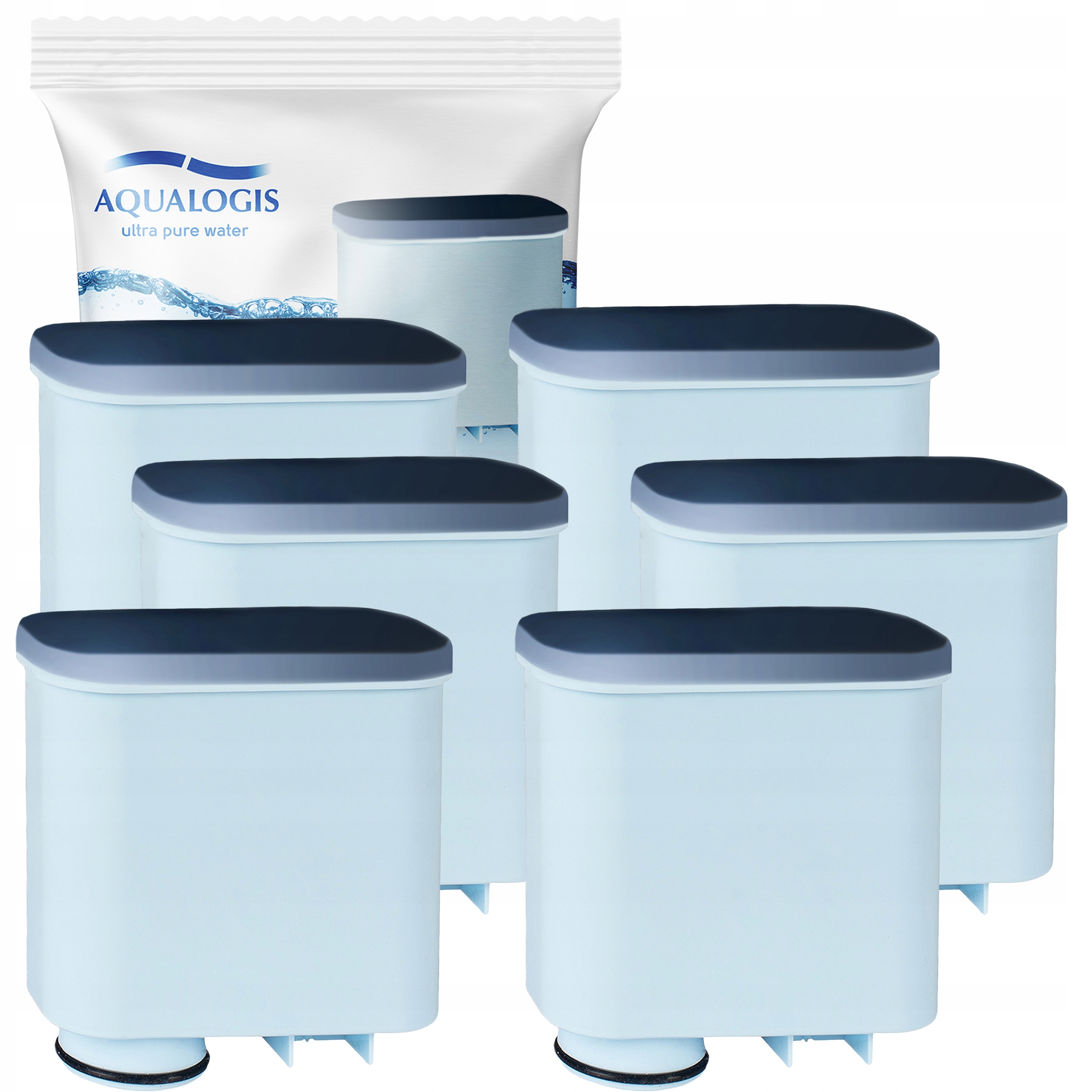 6x Al-Clean filtr pro kávovar Saeco Philips LatteGo série 3200 5000 4300