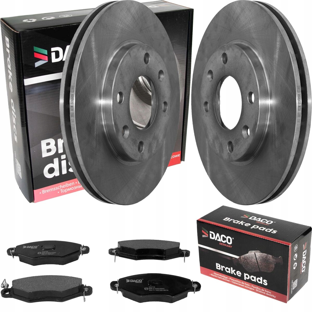 609925 - Диски + колодки Daco передня Peugeot 206 306 247x20