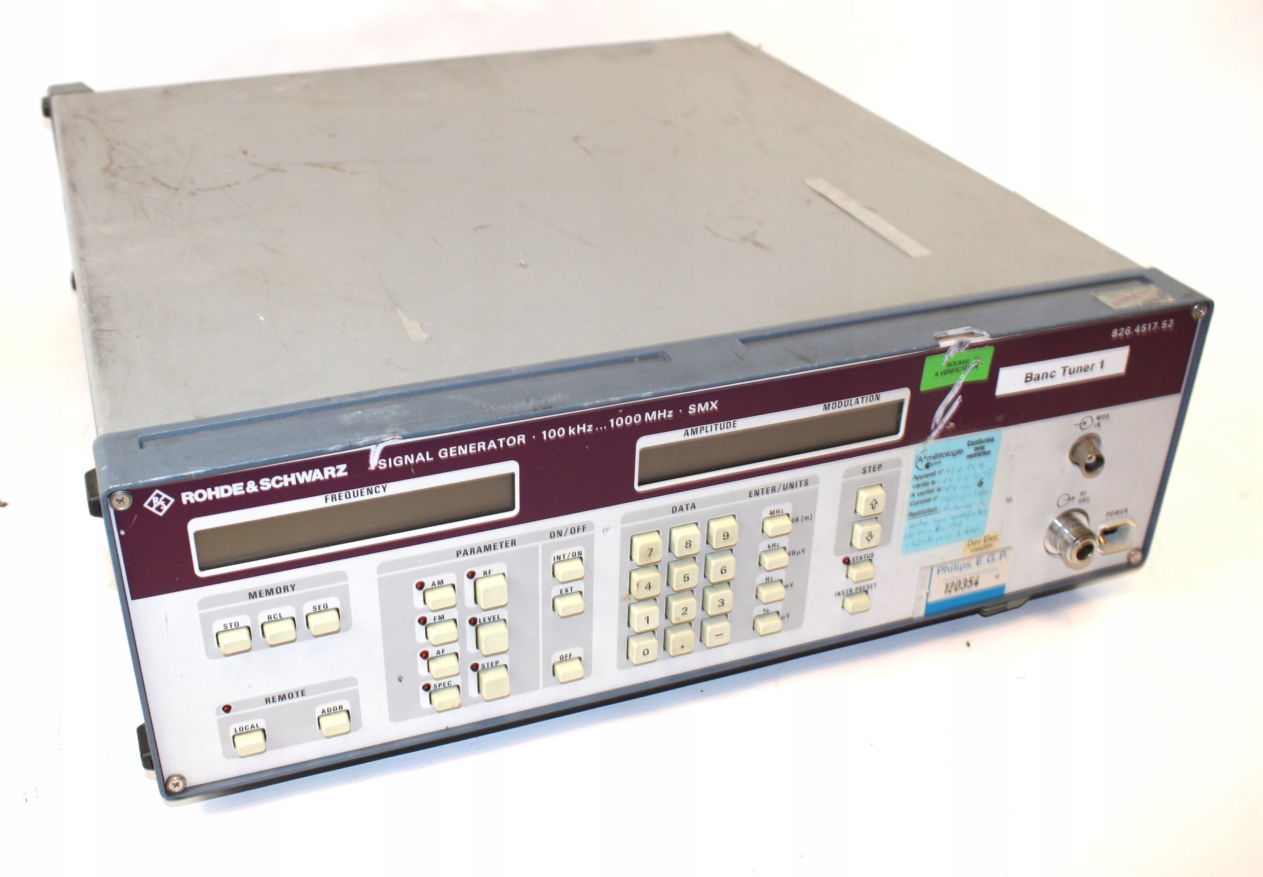 Generator Sygnału 100kHz-1GHz ROHDE SCHWARZ SMX 926.4517.52 Zawiera baterie nie