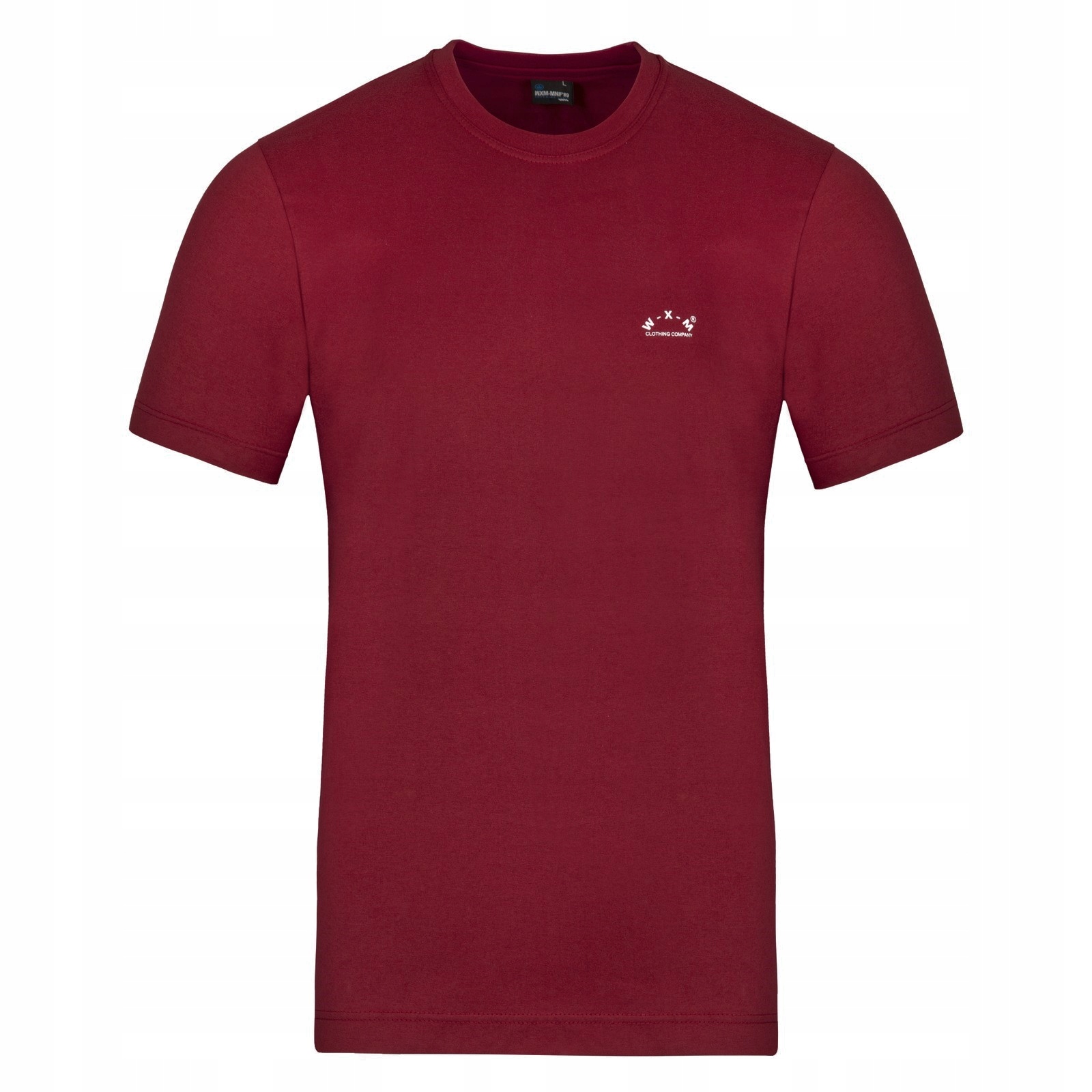 

T-shirt koszulka męska bawełna bordo 4XL
