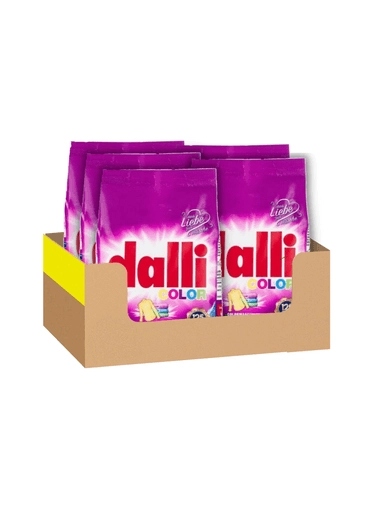 5x Prášek na praní Dalli Color Plus 1,04 kg 16 praní