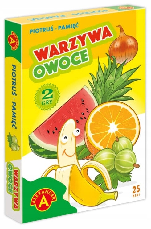 

Warzywa I Owoce Karty Do Gry Piotruś Pamięć