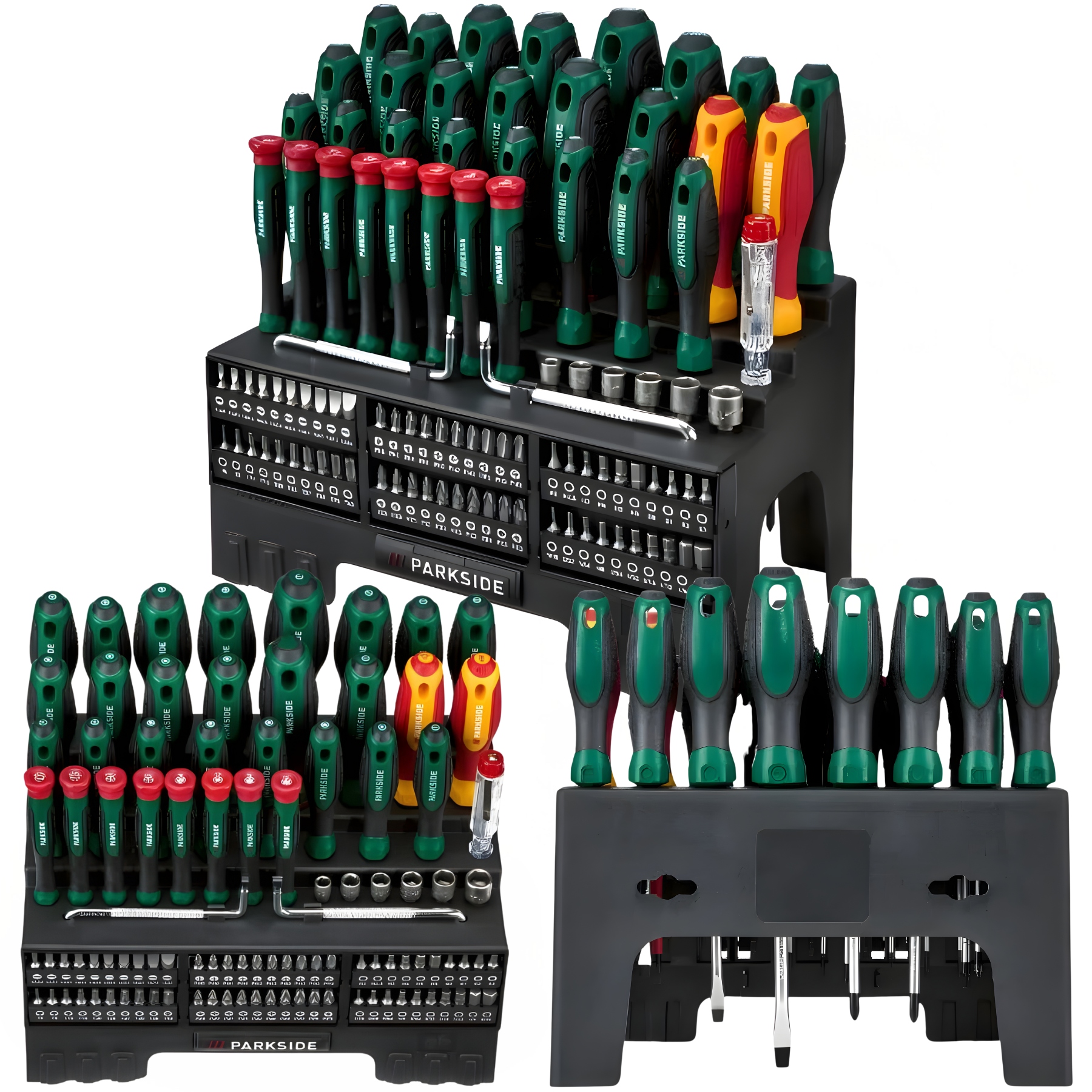 Zestaw wkrętaków i bitów Parkside 101 elementów Magnetyczne końcówki etui