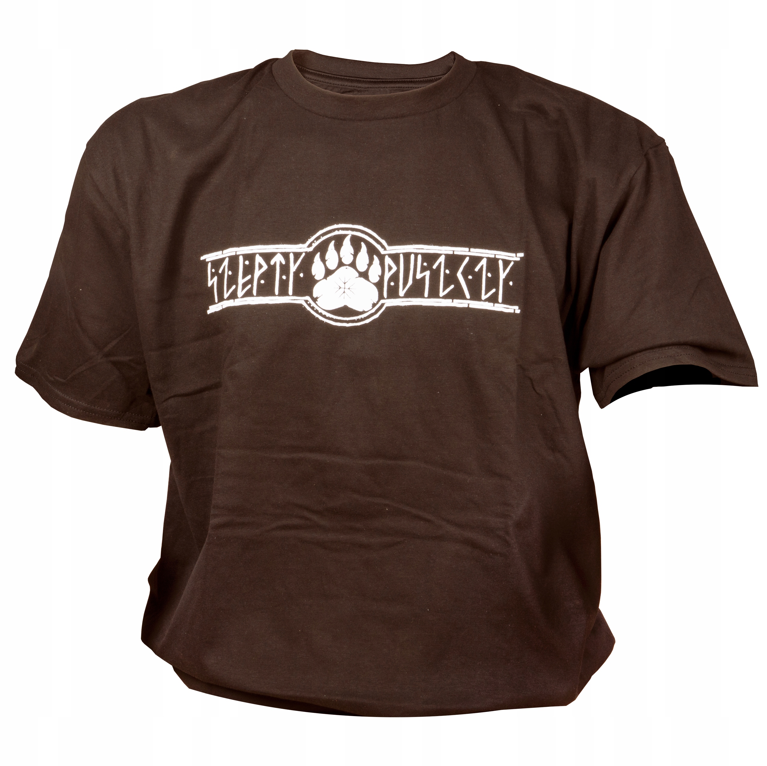 Koszulka męska TigerWood Szepty Puszczy brąz 2XL