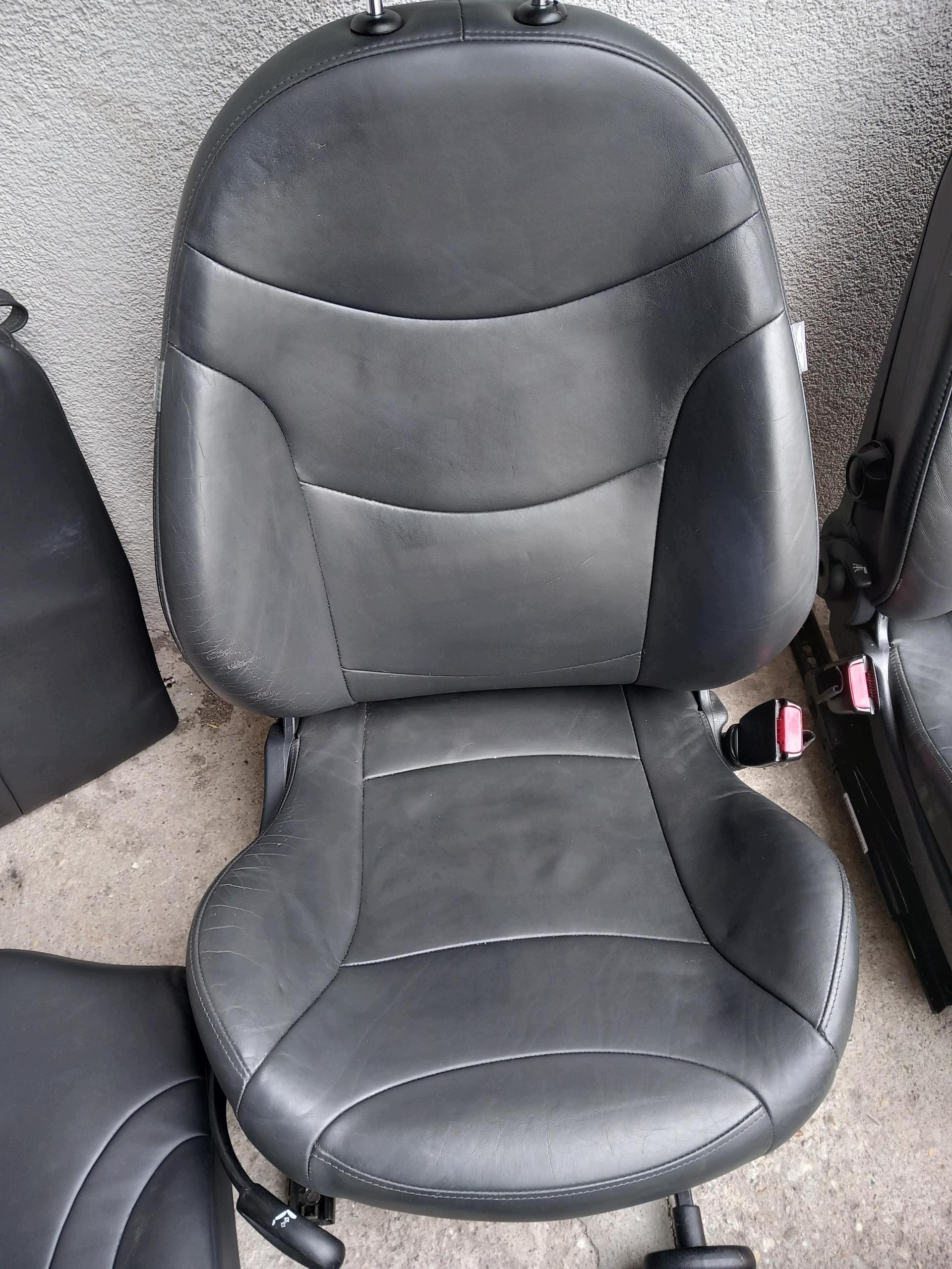 MINI COOPER CABRIO R52 Sièges Siège cuir occasion Noir Chauffé KOMPLET OEM