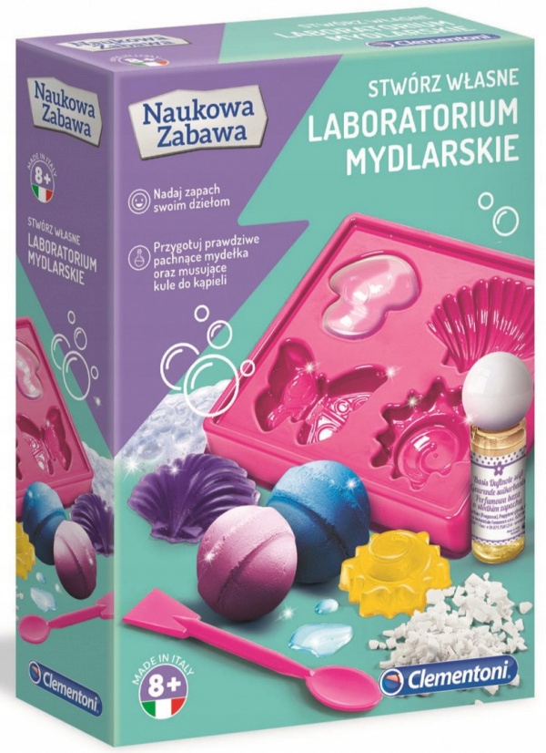 

Laboratorium Mydlarskie Naukowa Zabawa Clementoni
