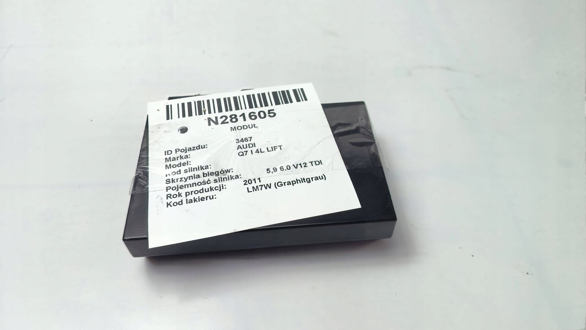 modul HAKA 4E0907383J AUDI Q7 und 4L LIFT