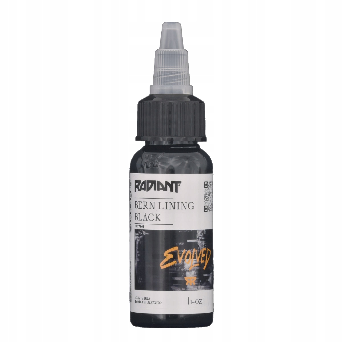 barva na tetování Radiant Evolved Bern Lining Black 30 ml